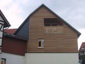 Fassade mit verschiedenen Materialien in Herleshausen